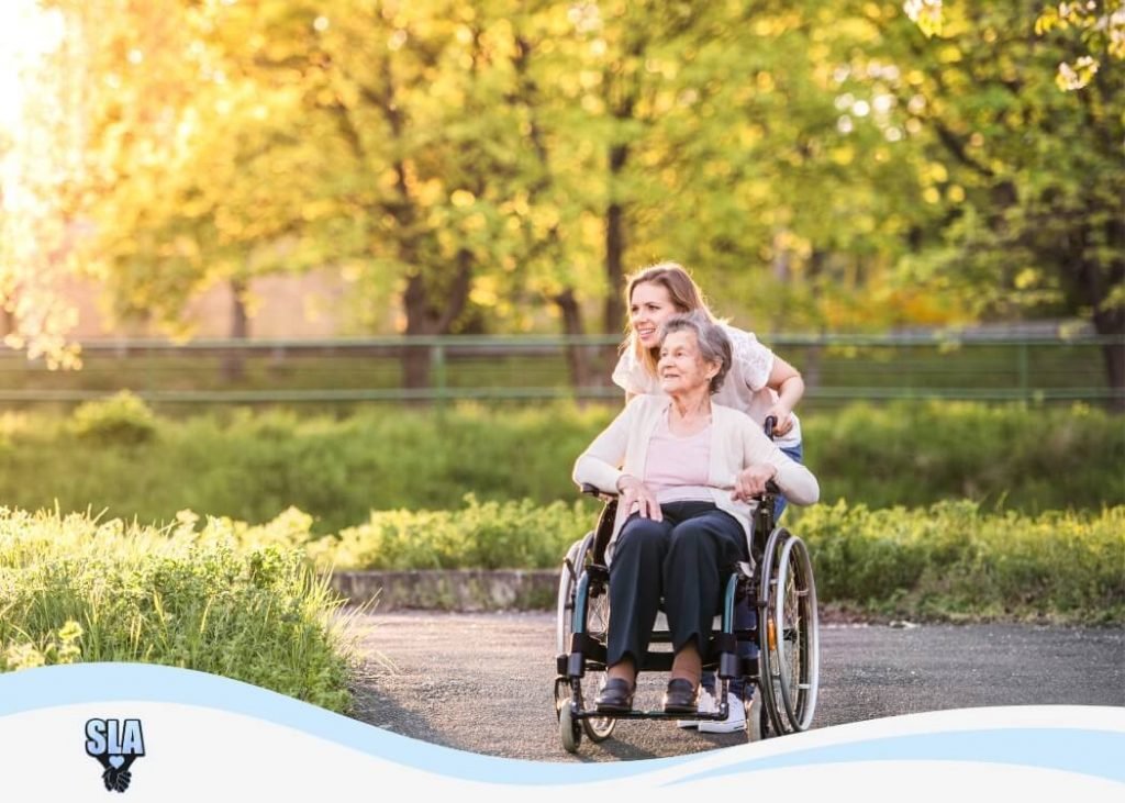 mother and daughter deciding between aging in place vs assisted living